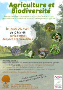 Journée Biodiversité en Agriculture @ LEGTA les Sicaudières | Bressuire | Nouvelle-Aquitaine | France