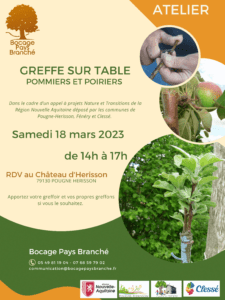 Atelier Greffe sur table @ Château de Pougne Herisson